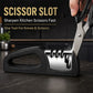 🥳 PROMOZIONE IMPERDIBILE! Affilacoltelli da cucina 4 in 1 a più fasi 🔪🏠