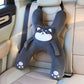 🚗💤 Cuscino Auto a Forma di H per Bambini – Supporto per Testa e Collo, Cintura Integrata 🧸Morbido, abbracciabile e disponibile in 4 simpatici animali! 🐶🐷🐰🐼