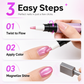 💅💜Set Penne Smalto Cat Eye Glitter – Effetto Cristallo & Riflessi Shimmer | Applicazione 2-in-1 | Dettagli Nail Art | Set da 6 Pezzi ✨🎨