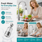🥳OFFERTA IMPERDIBILE! Filtro per rubinetto da cucina girevole a 360°💧✨