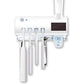 🥳Offerta speciale 2026🥳💞 Oltre 50.000 unità vendute! 🦷Sterilizzatore per spazzolini da denti UV da parete - Sterilizzazione a 360°, attivazione tramite sensore, non è necessario forare. Contiene 4 spazzolini e filo interdentale! 🧴🛡️
