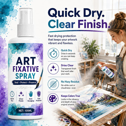 🔥Nuovo prodotto di punta❤️‍🔥Spray fissativo per opere d'arte ad asciugatura rapida e a prova di sbavature