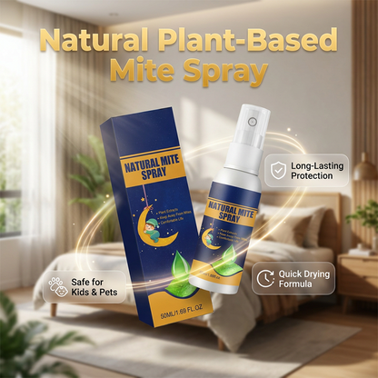 Spray naturale a base vegetale per l'eliminazione degli acari