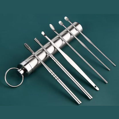Set di strumenti per la rimozione del cerume in acciaio inossidabile