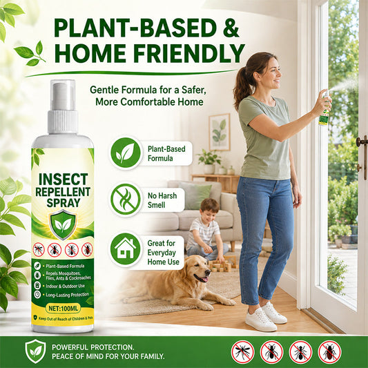 Spray repellente per insetti a base vegetale