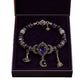 ⏳Offerta a tempo limitato: 50% di sconto⏰ Braccialetto di Halloween gotico con strass viola🔮💜
