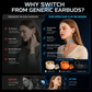Auricolari wireless Bluetooth a clip con apertura per le orecchie