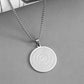 ⏳ SCONTO DEL 50% PER UN PERIODO LIMITATO! 🪙📿 Collana con ciondolo in acciaio inossidabile con calligrafia araba – Incisione sacra "Allah", resistente alla ruggine e dal design senza tempo – Disponibile in oro e argento ✨