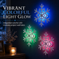 ❄️✨ Idea Regalo di Natale – Adesivi da Parete a Forma di Fiocco di Neve Luminosi | Decorazione Magica per Notti Invernali con LED 🎁