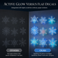 ❄️✨ Idea Regalo di Natale – Adesivi da Parete a Forma di Fiocco di Neve Luminosi | Decorazione Magica per Notti Invernali con LED 🎁