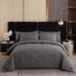 🔥🎁Novità: SCONTO DEL 71%🔥🛏️✨ Set piumone trapuntato da 3 pezzi con federe – comfort soffice come una nuvola, trapuntatura a rombi e microfibra resistente all’umidità 💤