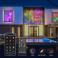 ✨OLTRE 50.000 PEZZI VENDUTI!💡Tenda luminosa LED impermeabile🎵Controllo app + sincro musica! Luci colorate che seguono il ritmo, perfetta per decorazioni e feste🏠