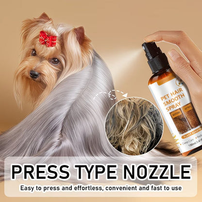 🐾✨ Spray Districante per il Pelo degli Animali Domestici – Ideale per Cani e Gatti, Senza Risciacquo e Facile da Usare 🧴